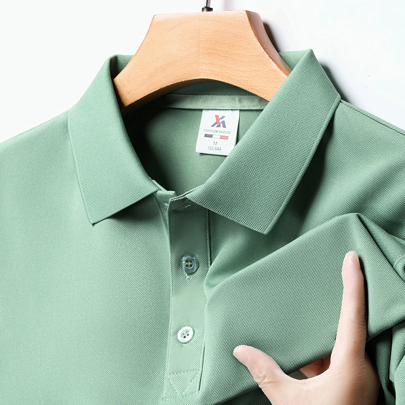 Polo Shirt Pique - Modisches, solides Kurzarm-Poloshirt für Herren, Sommer,