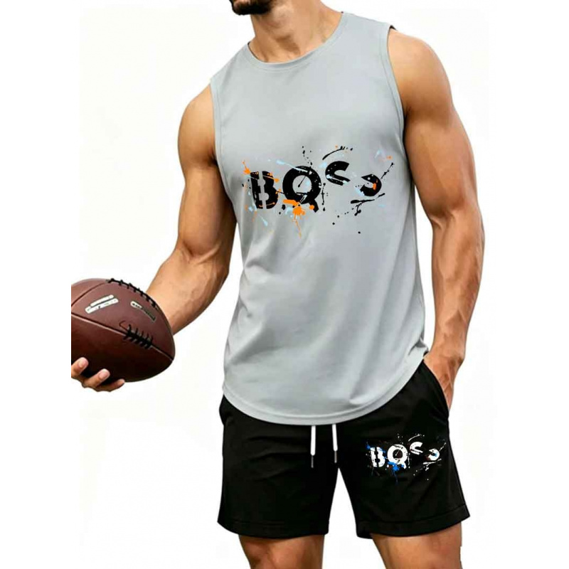 Herren Graffiti-Buchstaben-Pri – Tank Top Muscle Bewertung und Preis