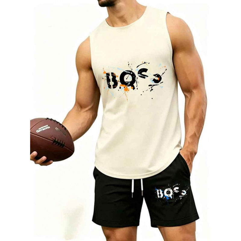 Herren Graffiti-Buchstaben-Pri – Tank Top Muscle Bewertung und Preis
