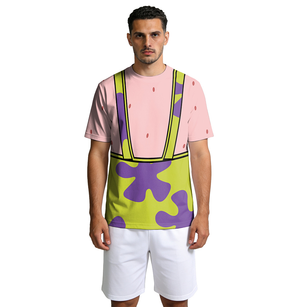 Sponge & Patrick Star Cosplay  – Tee Graphic Print Bewertung und Preis